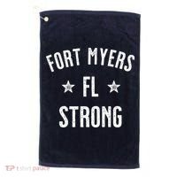 Fort Myers Florida Strong Golf Towel thumb 0