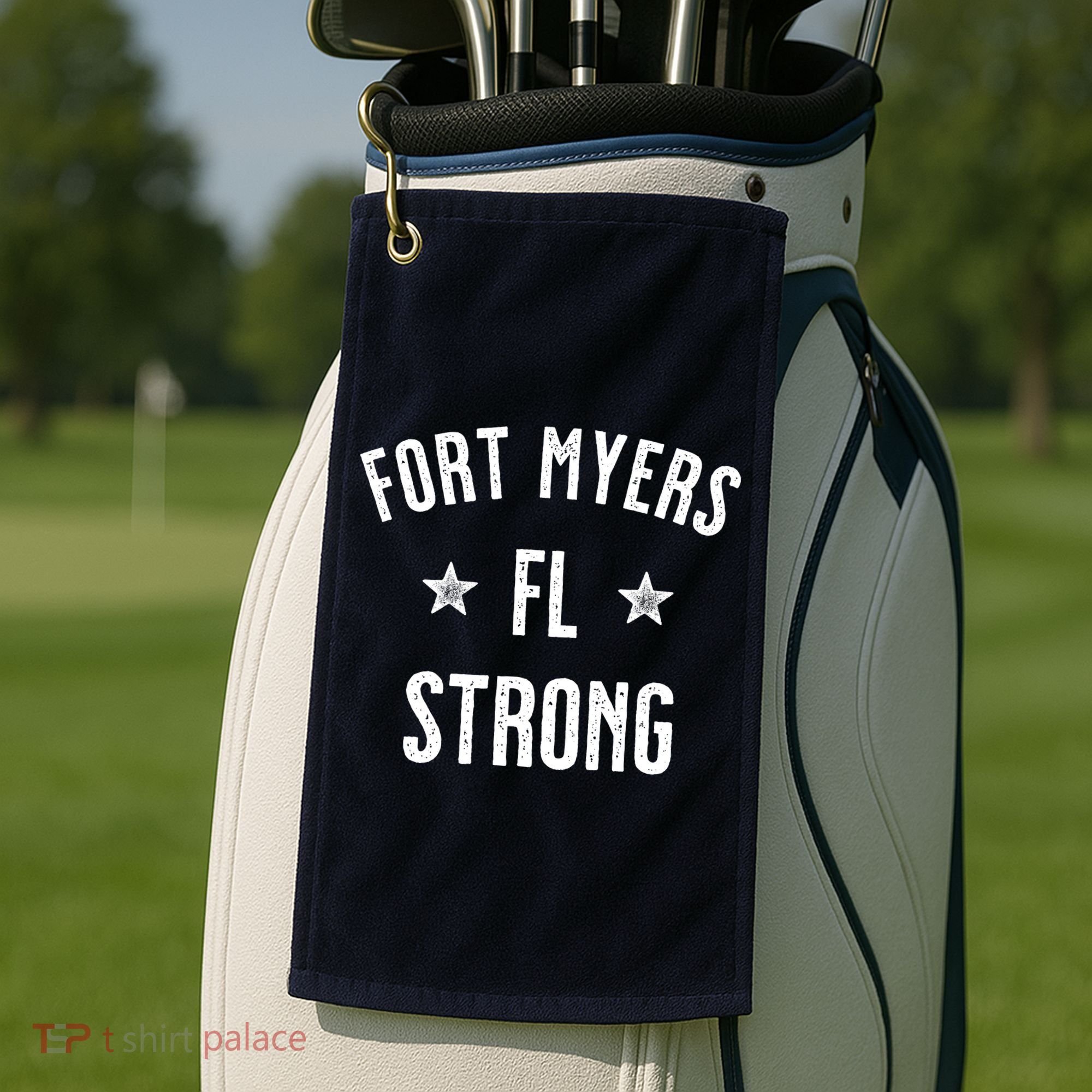 Fort Myers Florida Strong Golf Towel