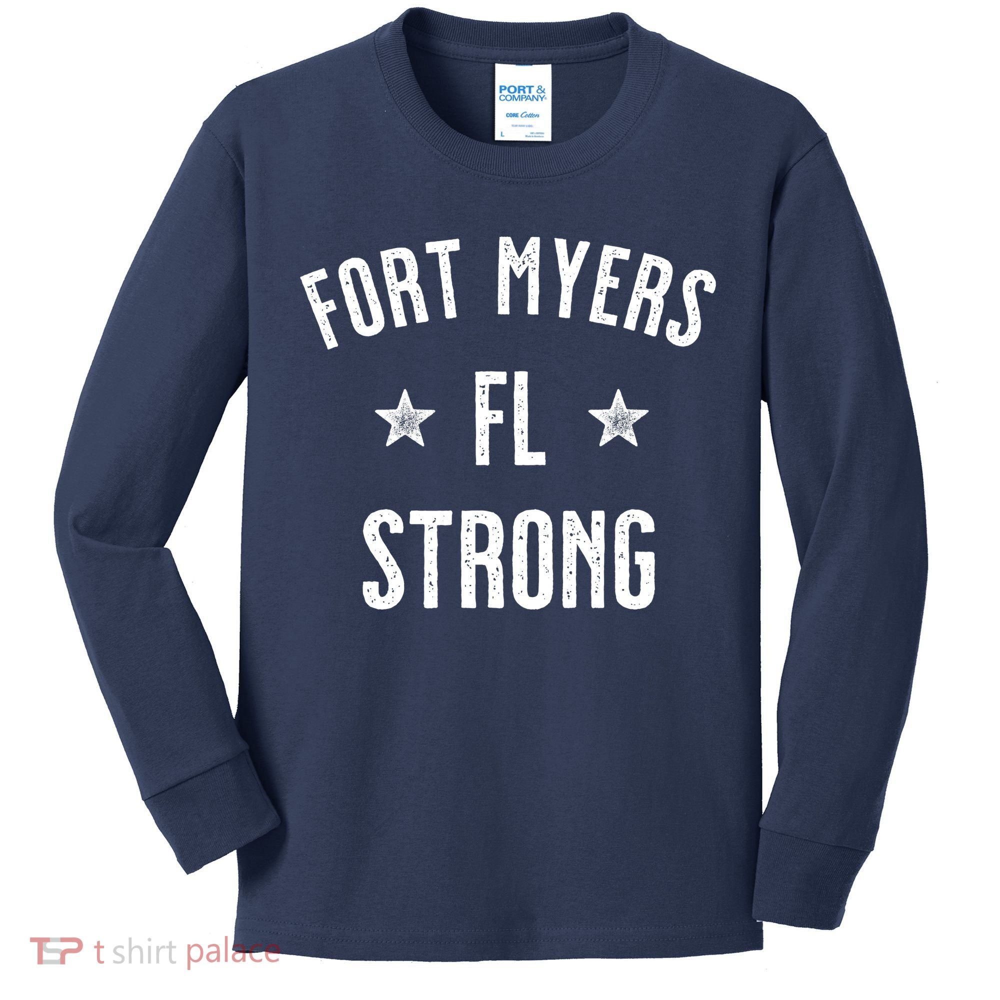 Fort Myers Florida Strong Kids Long Sleeve Shirt