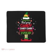 Four Main Food Groups Candy Canes Candy Corns Syrup Elf Mousepad thumb 0