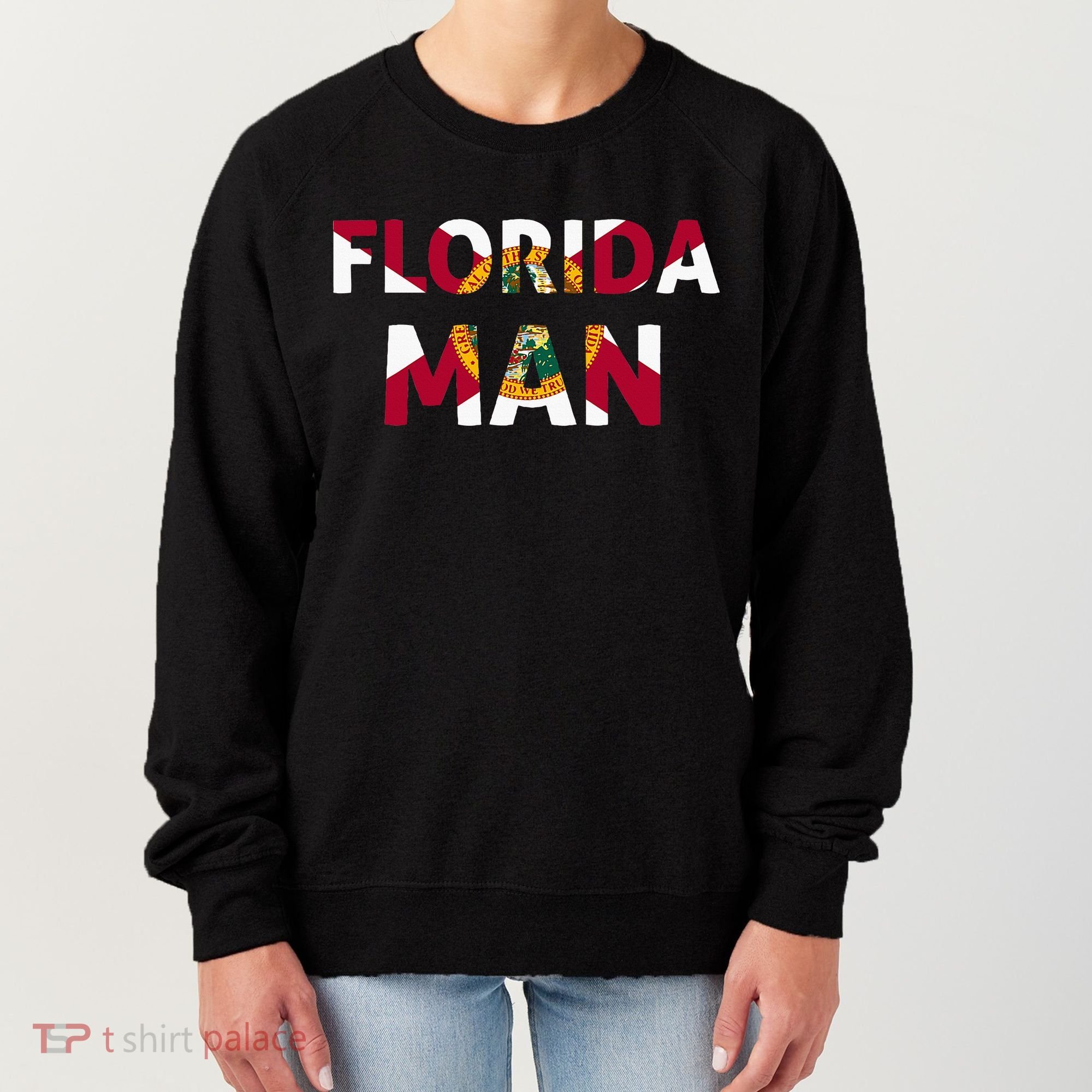 Florida Man & Florida State Flag Women's Sweatshirt