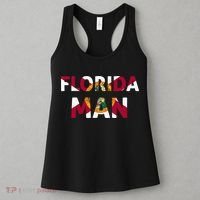 Florida Man & Florida State Flag Women's Tank Top thumb 3