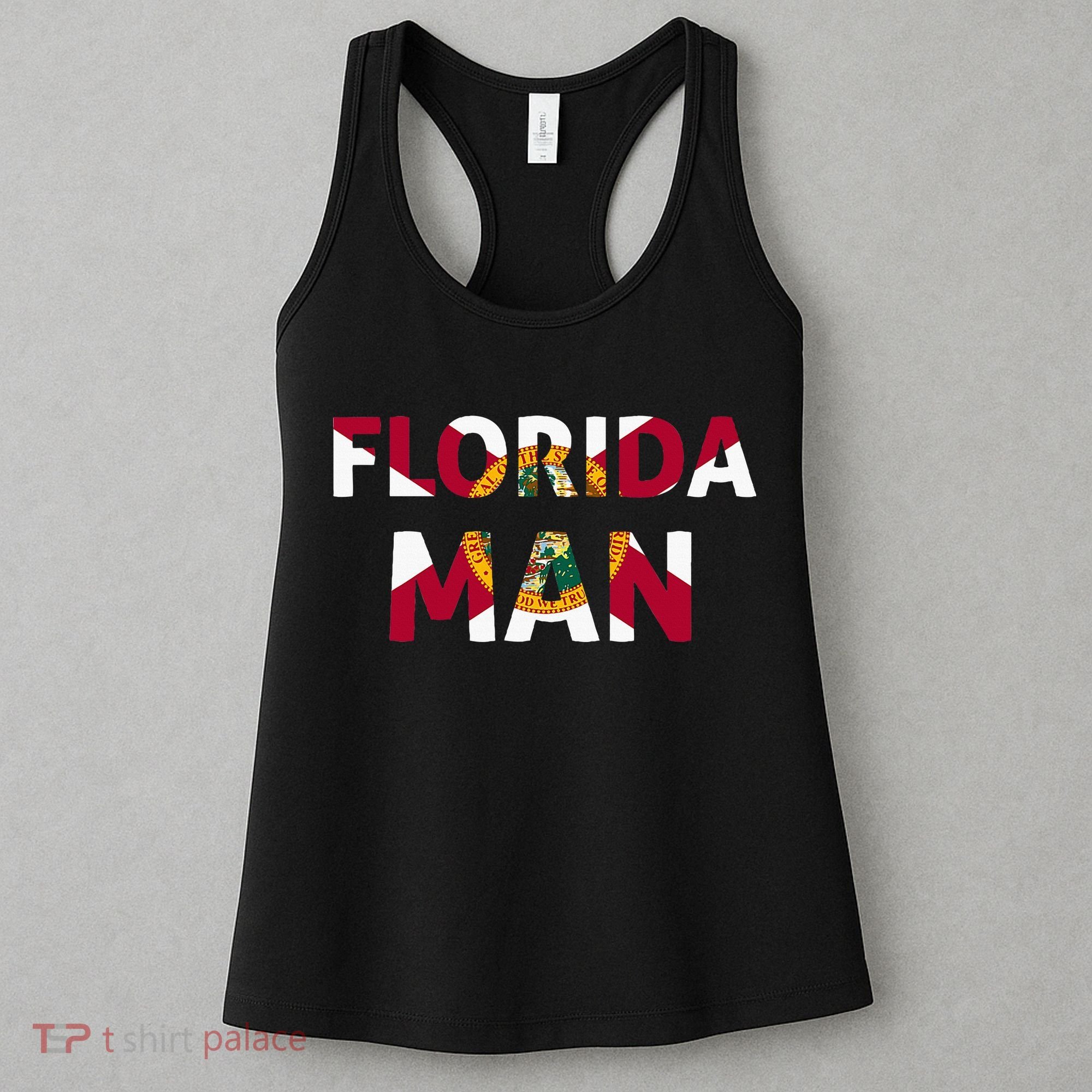 Florida Man & Florida State Flag Women's Tank Top
