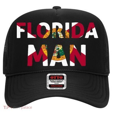 Florida Man & Florida State Flag Hat