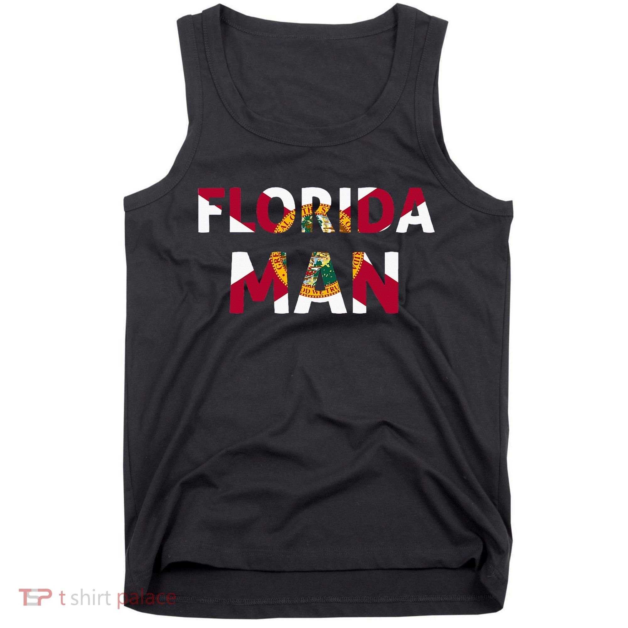 Florida Man & Florida State Flag Tank Top