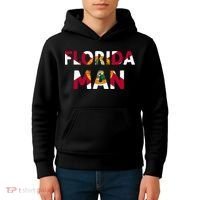 Florida Man & Florida State Flag Kids Hoodie thumb 4