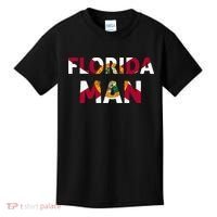Florida Man & Florida State Flag Kids T-Shirt thumb 0