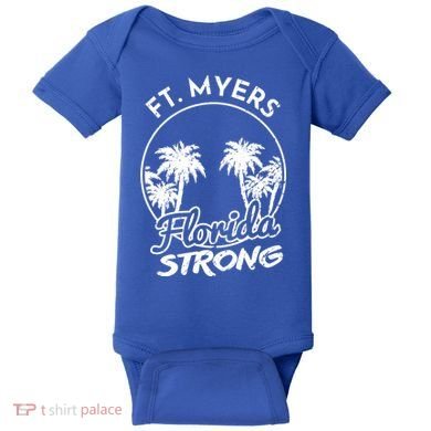 Ft. Myers Florida Strong Community Support Baby Bodysuit