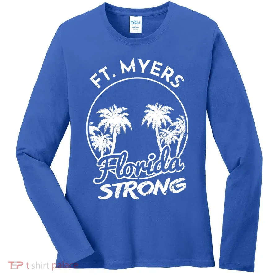 Ft. Myers Florida Strong Community Support Women's Long Sleeve Shirt