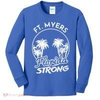 Ft. Myers Florida Strong Community Support Kids Long Sleeve Shirt thumb 0