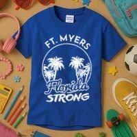 Ft. Myers Florida Strong Community Support Kids T-Shirt thumb 3