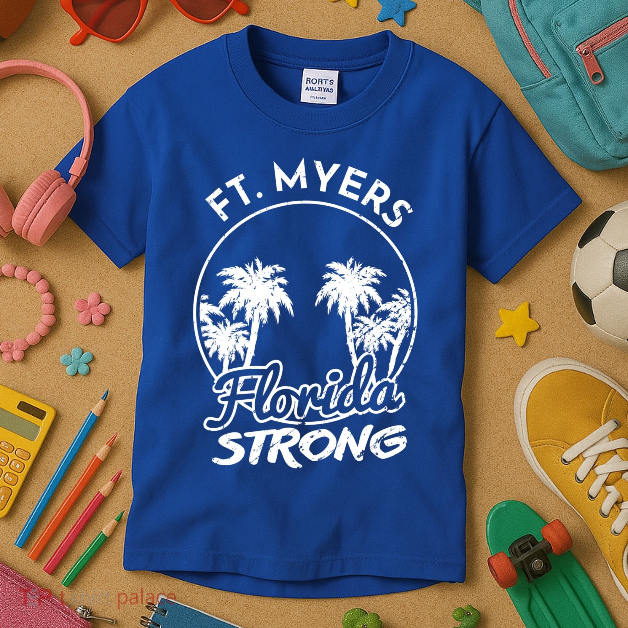 Ft. Myers Florida Strong Community Support Kids T-Shirt