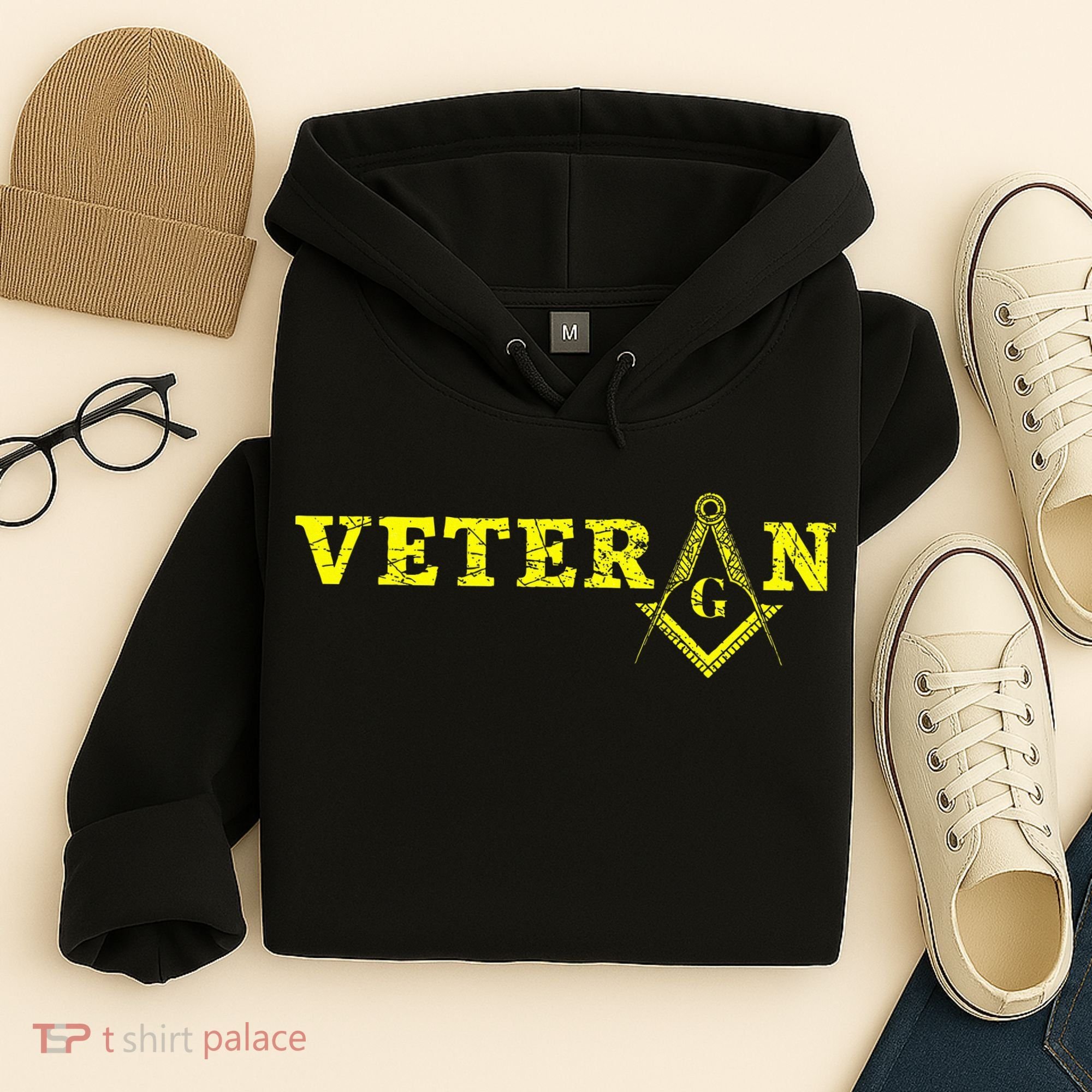 Freemason Masonic Fraternal Freemasonry Square Compass Hoodie