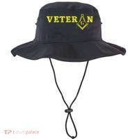 Freemason Masonic Fraternal Freemasonry Square Compass Bucket Hat thumb 0