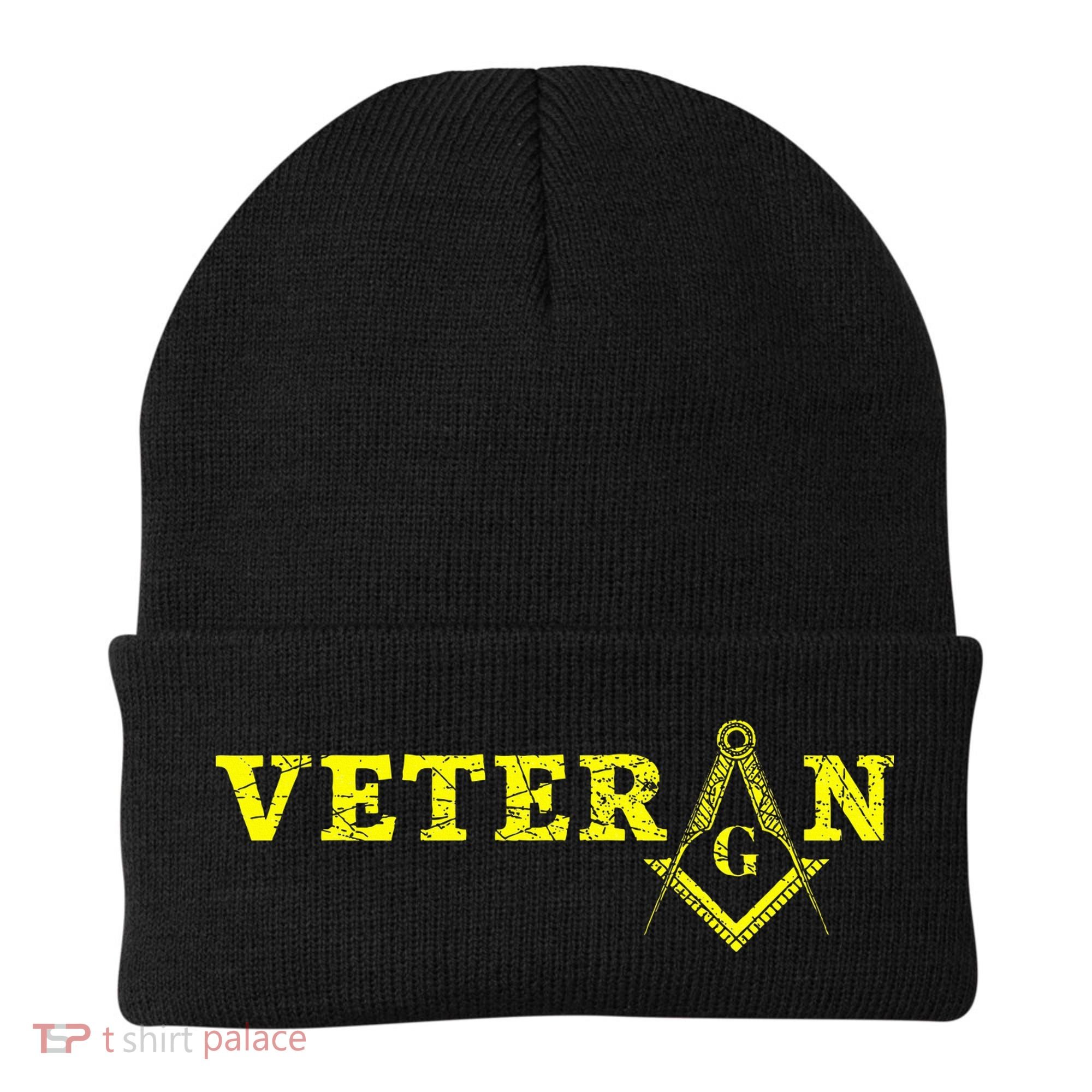 Freemason Masonic Fraternal Freemasonry Square Compass Beanie