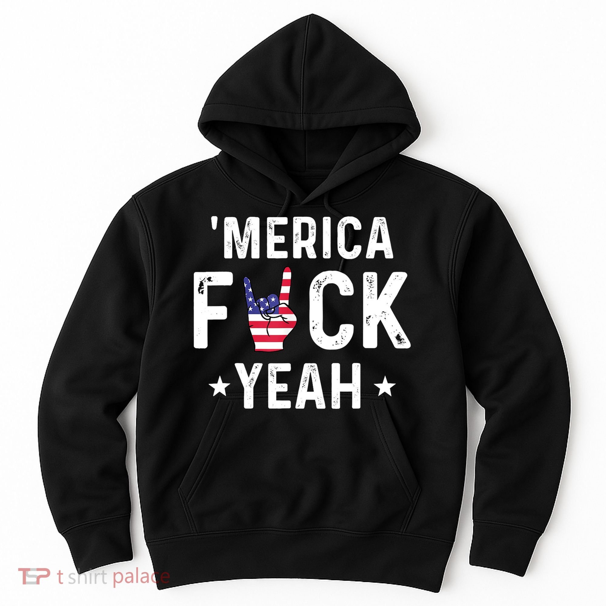 Funny Merica Fuck Yeah 4th Of July Hoodie
