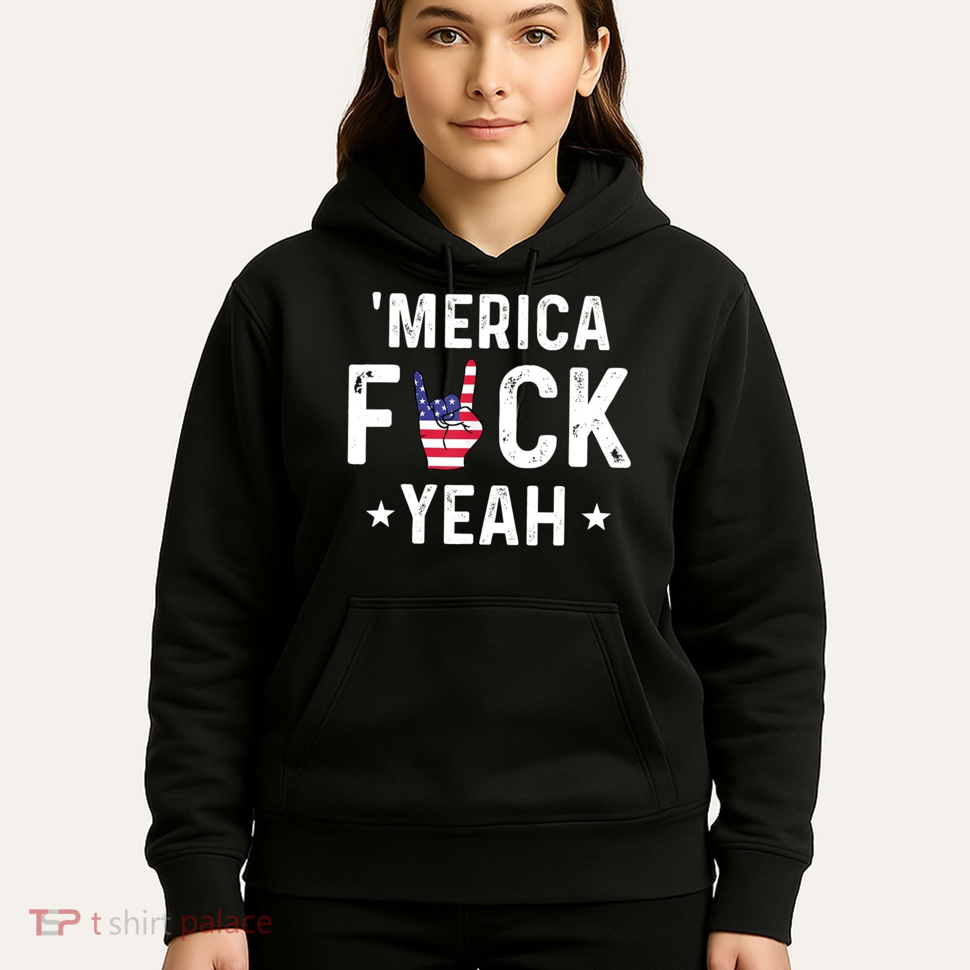 Funny Merica Fuck Yeah 4th Of July Hoodie