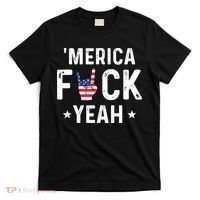 Funny Merica Fuck Yeah 4th Of July T-Shirt thumb 0