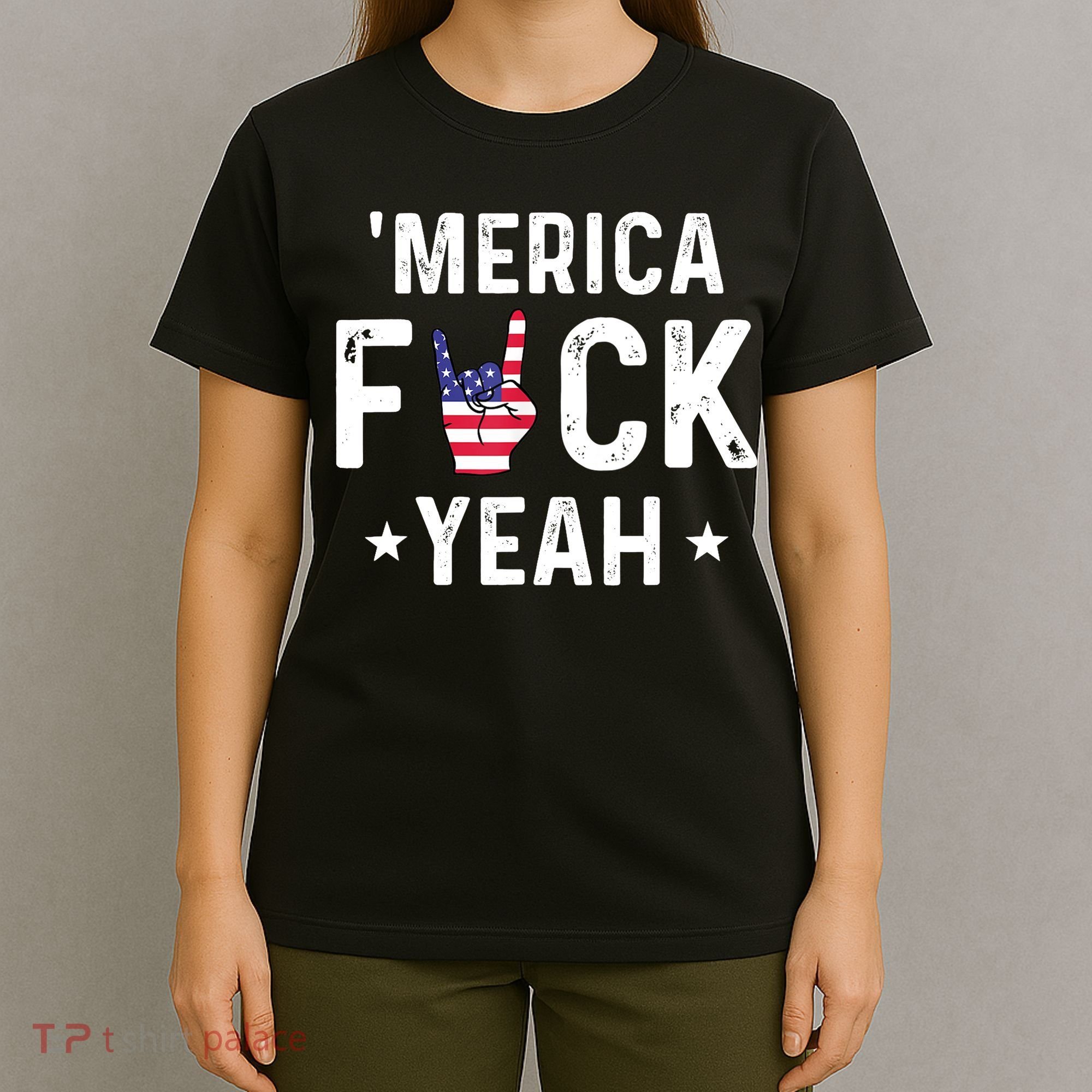 Funny Merica Fuck Yeah 4th Of July T-Shirt