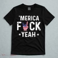 Funny Merica Fuck Yeah 4th Of July T-Shirt thumb 5