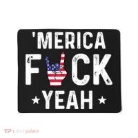 Funny Merica Fuck Yeah 4th Of July Mousepad thumb 0
