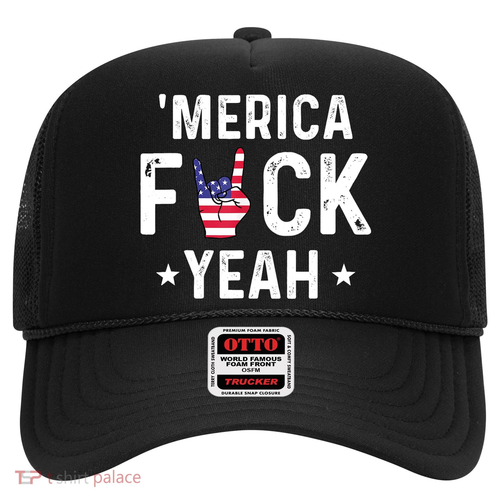 Funny Merica Fuck Yeah 4th Of July Hat