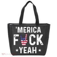Funny Merica Fuck Yeah 4th Of July Tote Bag thumb 0