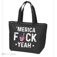 Funny Merica Fuck Yeah 4th Of July Tote Bag thumb 3