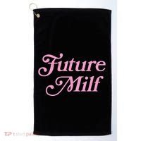 Future Milf Funny Golf Towel thumb 0