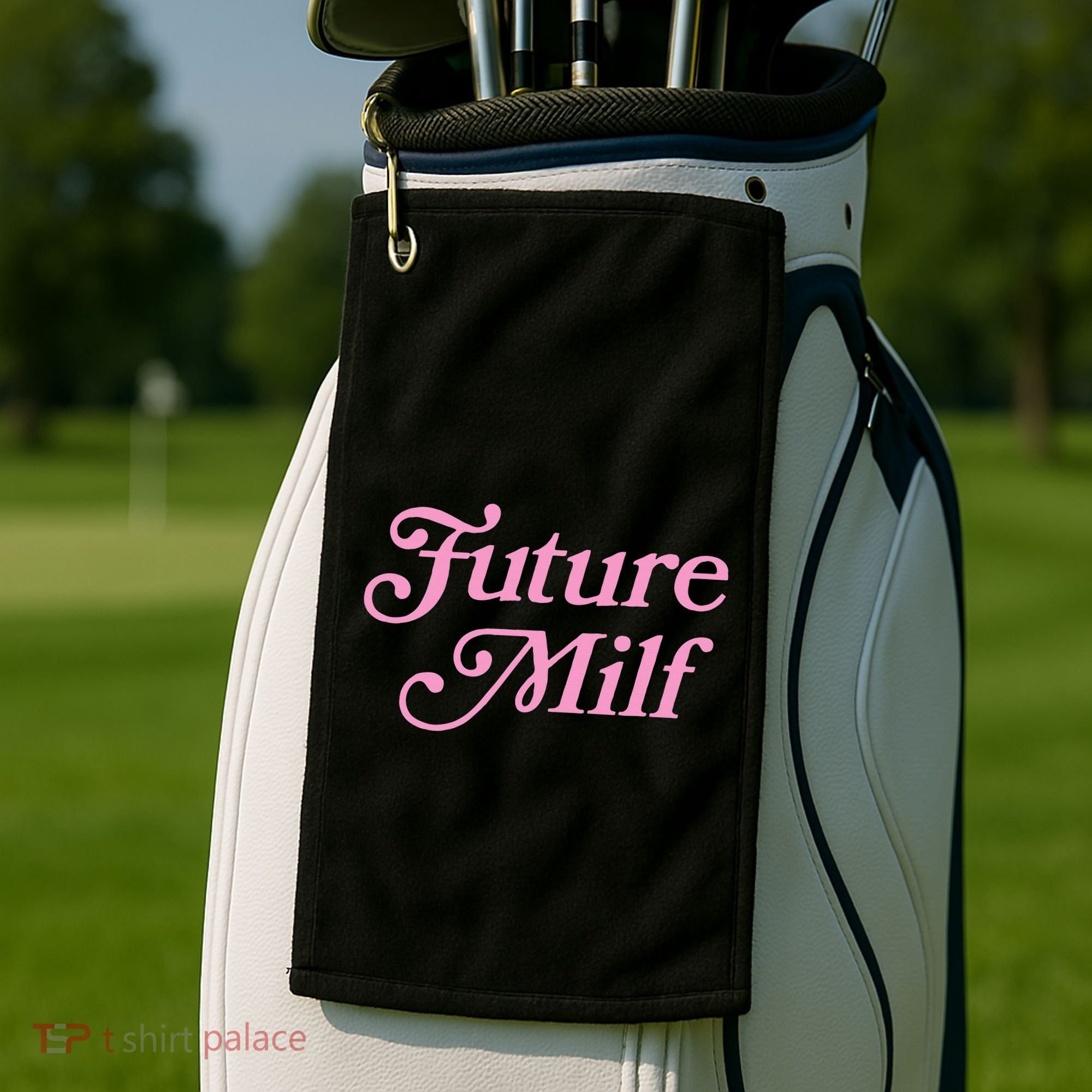 Future Milf Funny Golf Towel