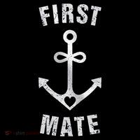 First Mate Funny Anchor Sailing Ship Cruise Backpack thumb 2