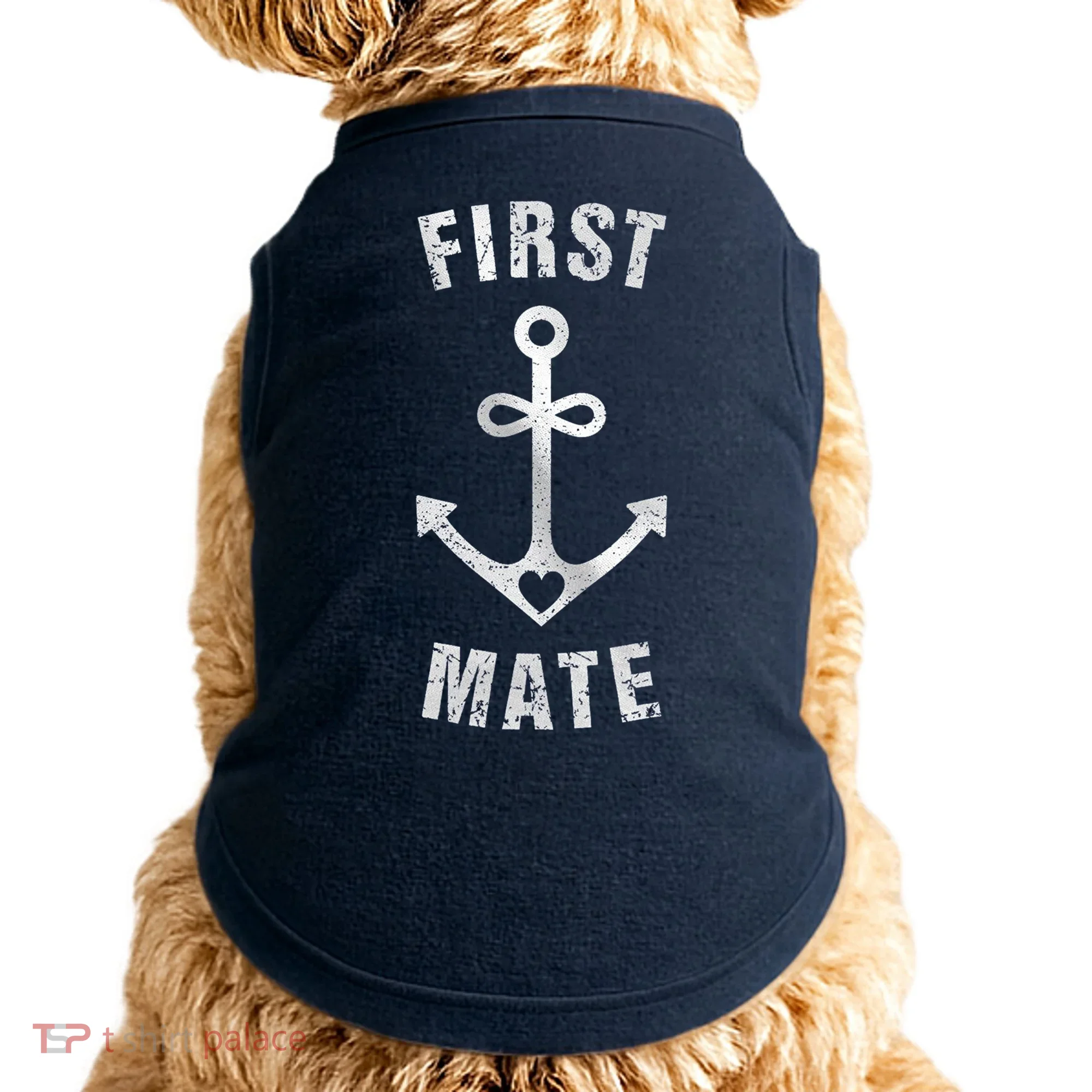 First Mate Funny Anchor Sailing Ship Cruise Doggie Tank