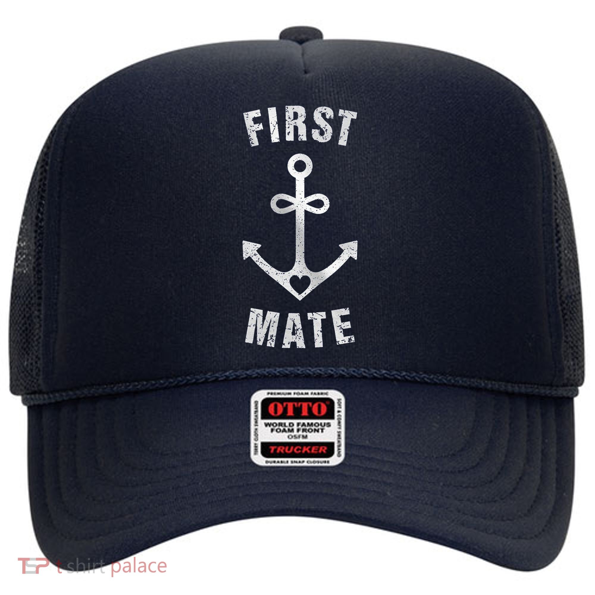 First Mate Funny Anchor Sailing Ship Cruise Hat