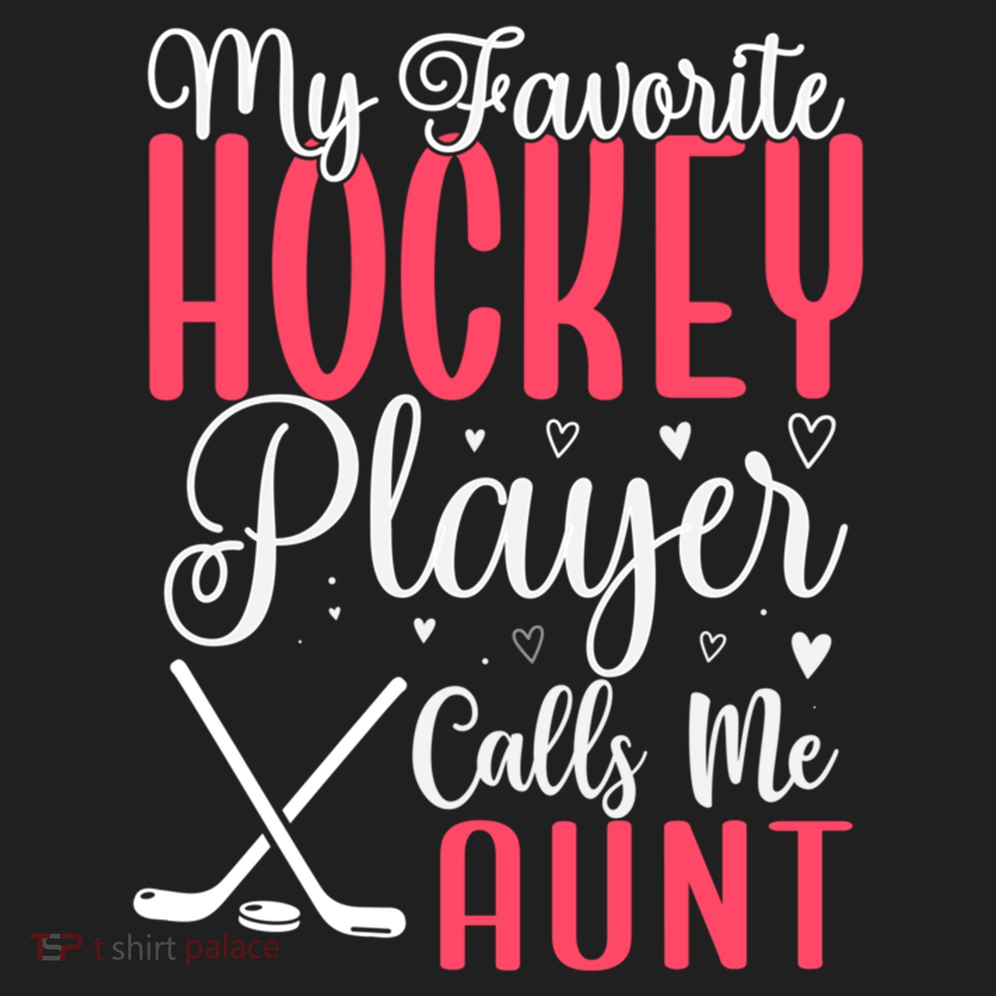 Funny My Favorite Hockey Player Calls Me Aunt Cute Gift Hat