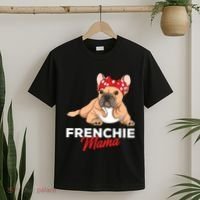 Frenchie Mama Funny French Bulldog Dog Mom Cute Girls Gift T-Shirt thumb 2