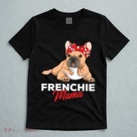 Frenchie Mama Funny French Bulldog Dog Mom Cute Girls Gift T-Shirt thumb 5