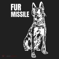 Fur Missile Funny Beligian Malinois Dog 40oz Vacuum Insulated Stainless Steel Travel Tumbler thumb 4