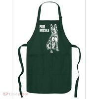 Fur Missile Funny Beligian Malinois Dog Apron thumb 0