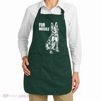 Fur Missile Funny Beligian Malinois Dog Apron thumb 2