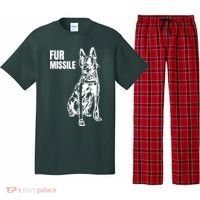 Fur Missile Funny Beligian Malinois Dog Pajama Set thumb 0