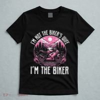 Funny Motorcycle For Women Not BikerS Wife IM The Biker T-Shirt thumb 5