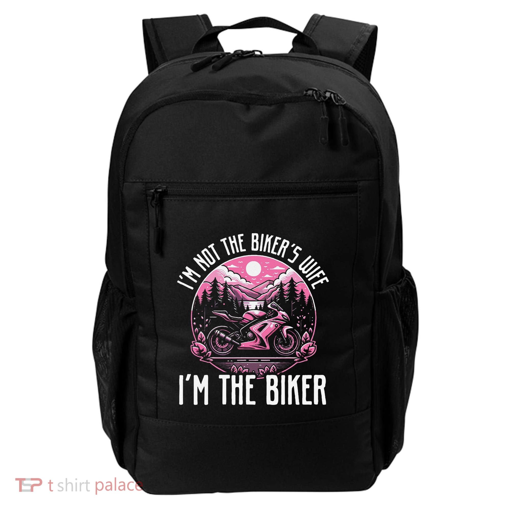 Funny Motorcycle For Women Not BikerS Wife IM The Biker Backpack