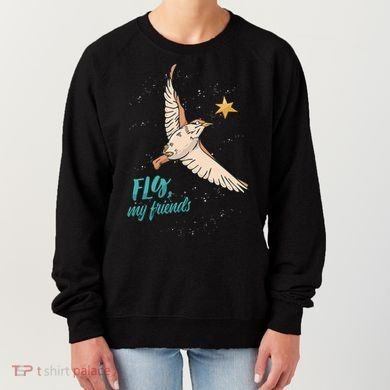 Fly My Friends Bird Star Women's Sweatshirt