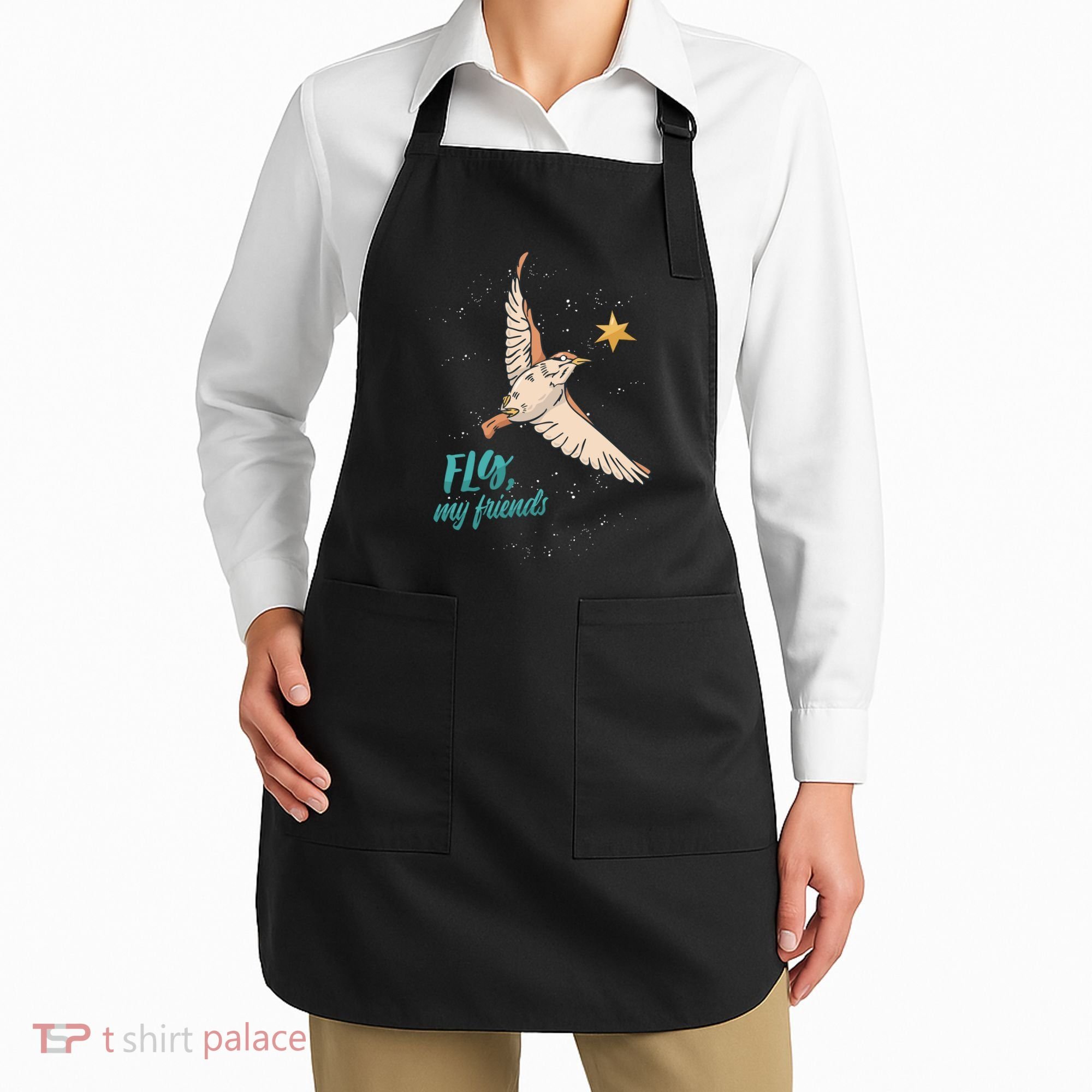 Fly My Friends Bird Star Apron