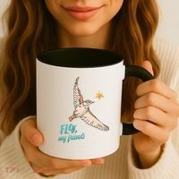 Fly My Friends Bird Star Coffee Mug thumb 3