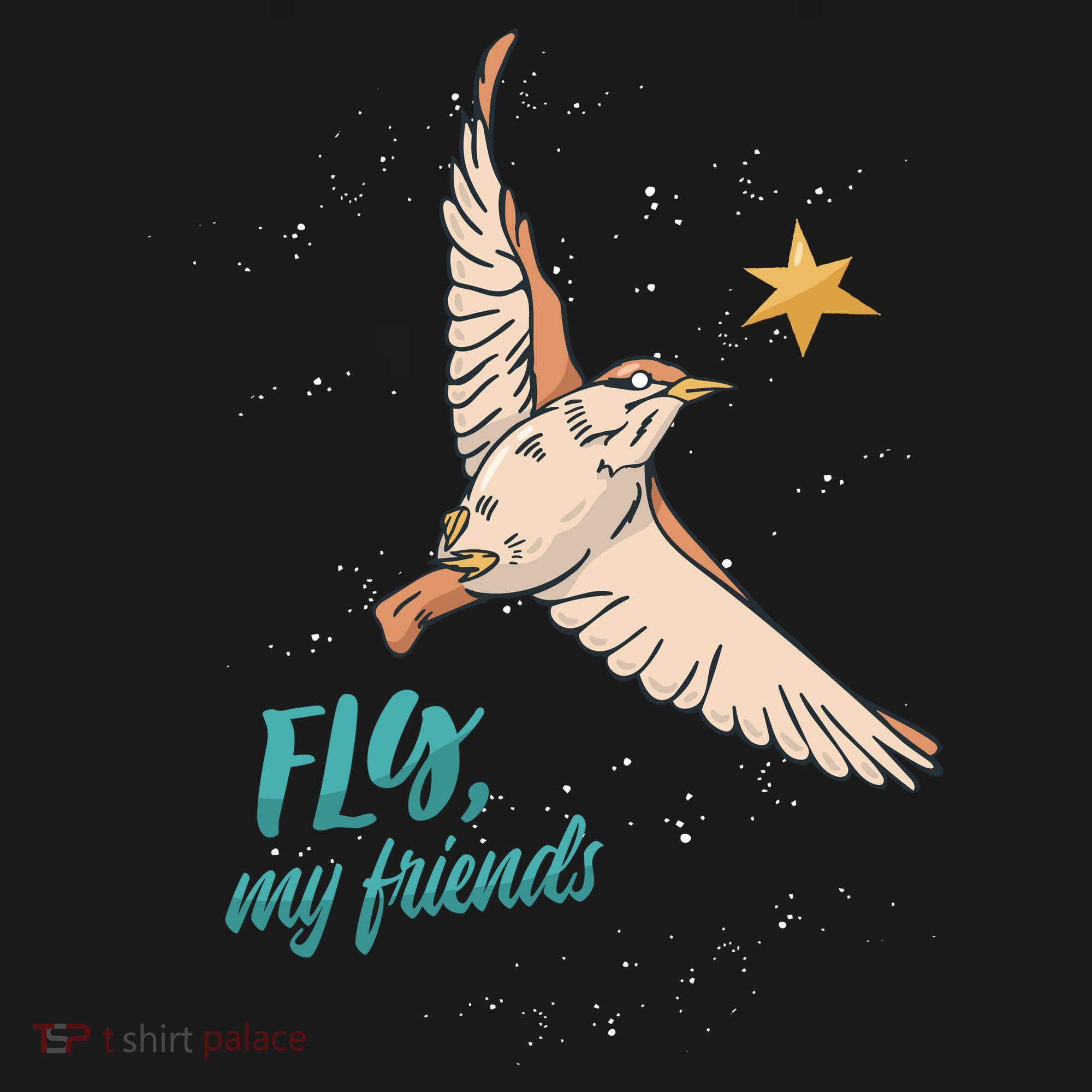Fly My Friends Bird Star Women's Tank Top
