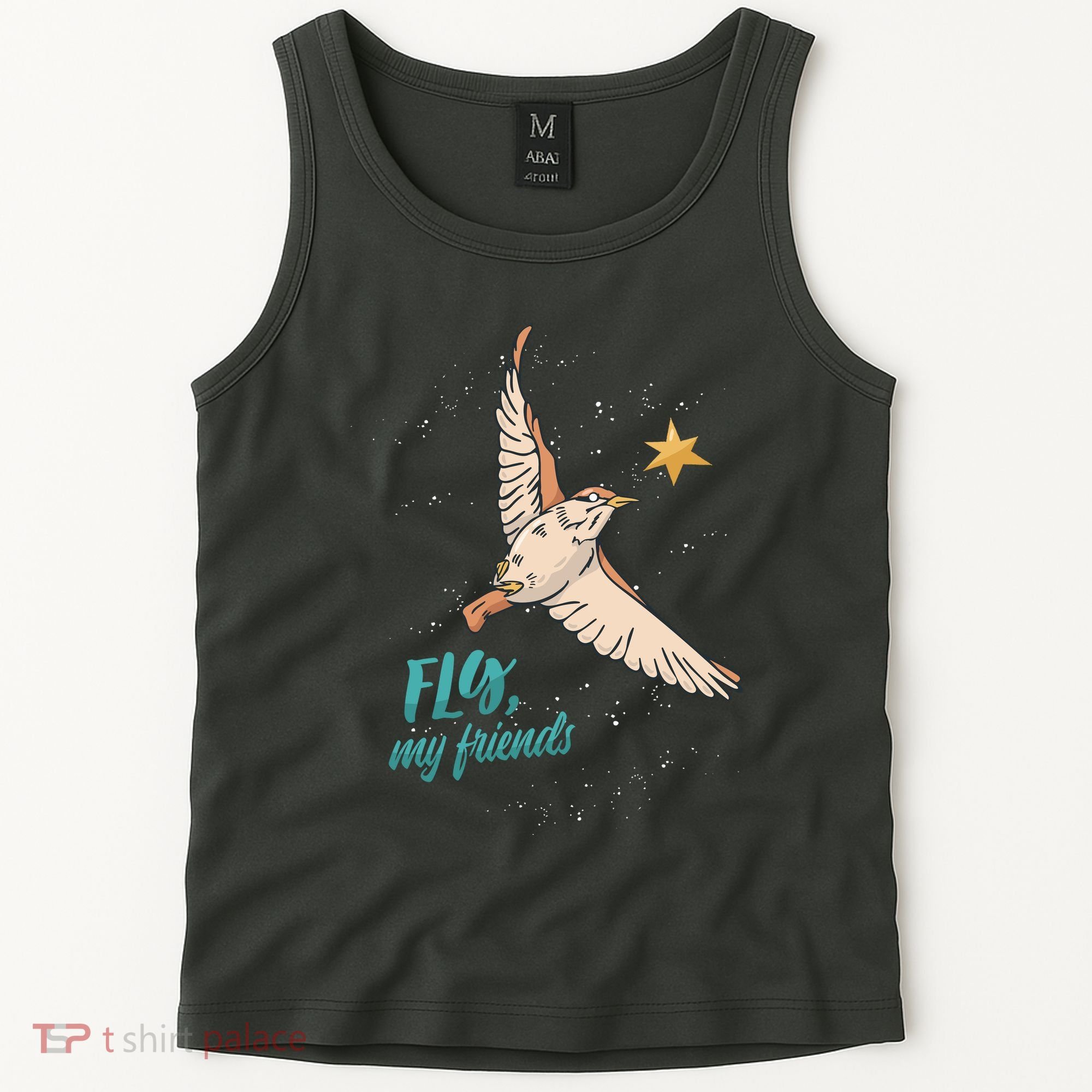 Fly My Friends Bird Star Tank Top