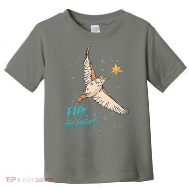 Fly My Friends Bird Star Toddler T-Shirt