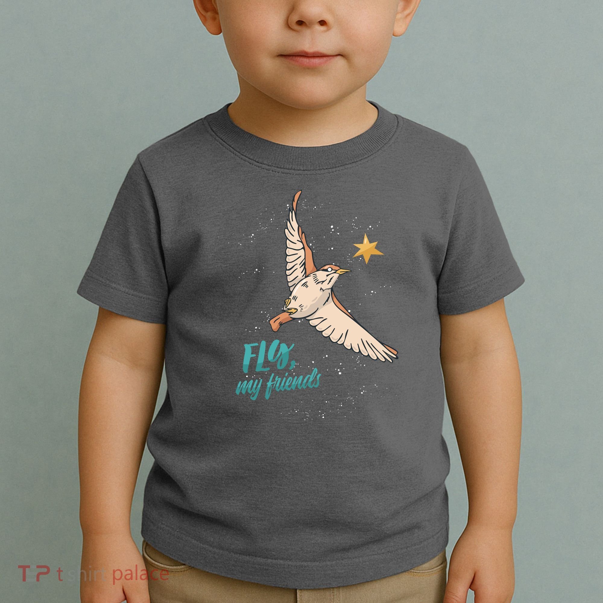 Fly My Friends Bird Star Toddler T-Shirt