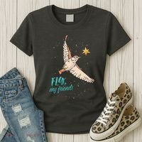 Fly My Friends Bird Star Women's T-Shirt thumb 3